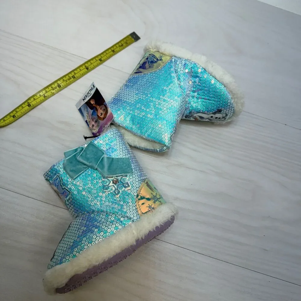 Frozen Toddler Girls Slipper Bootie Size: 5/6 New with Tags w/Free shipping NWT‎